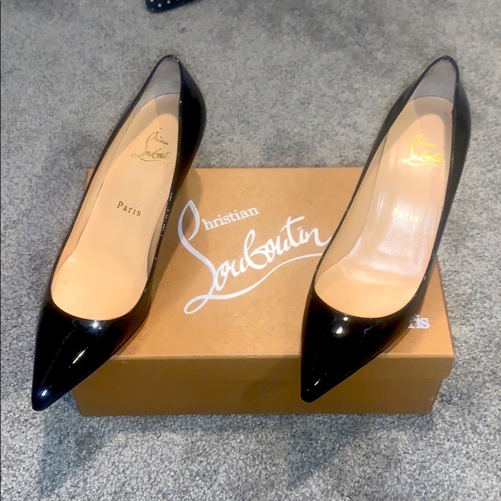 Christian Louboutin Black high heels.